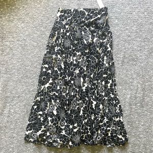 Anthropologie A-Line Midi Skirt